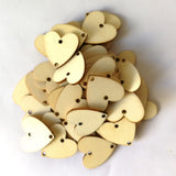 Maxbell Happy Birthday Heart Pendents Wood MDF Reminder Board Craft Event Calendar