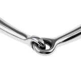 Maxbell 5 Inches Horse Bit Snaffle With Curb Chain and Curb Hooks -Durable and  Rustless