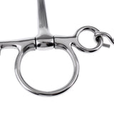 Maxbell 5 Inches Horse Bit Snaffle With Curb Chain and Curb Hooks -Durable and  Rustless