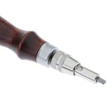 Maxbell 7in1 Stitching Edge Groover Leathercraft Groove Tool Adjustable for Handwork