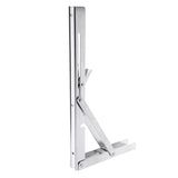 Maxbell 304 Stainless Steel Wall Mounted Folding Triangle Angle Shelf Support Bracket for Boat RV Yacht 59kg