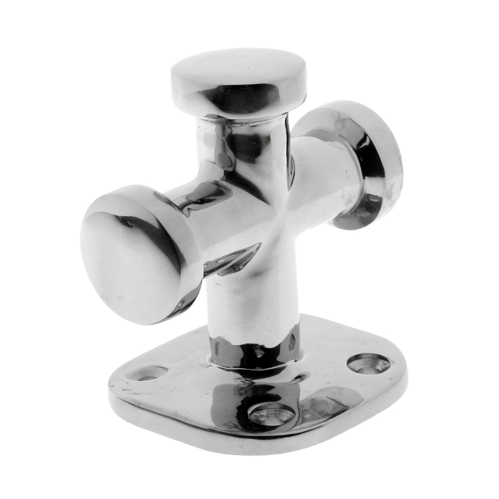 Maxbell Single Cross Bollard Post Rope Cleat Marine Boat Sailing Yacht Hardware 82mm Height