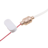 Maxbell Anti-Radiation Mono Earphone 3.5mm Acoustic Air Tube Wired Earpiece Earbud Hands-free Headset with Mic and Volume Control