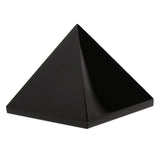 Maxbell 6cm Collectible Crystal Stone Obsidian Pyramid Gemstone Power Office Decors