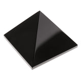 Maxbell 6cm Collectible Crystal Stone Obsidian Pyramid Gemstone Power Office Decors