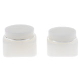 Maxbell 2x 30g and 2x 50g Empty Cosmetic Jar Pot Face Cream Lip Balm Bottle Box Container Case