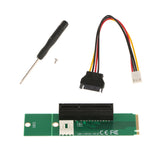 Maxbell NGFF M2 M.2 To PCI-E PCI Express 4x 1x Slot Card Adapter With SATA Cable