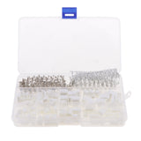 Maxbell 560 Pieces 2Pin 3Pin 4Pin 5Pin 2.54mm Header+Terminal+Housing Connector Kit