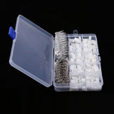 Maxbell 560 Pieces 2Pin 3Pin 4Pin 5Pin 2.54mm Header+Terminal+Housing Connector Kit