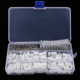 Maxbell 560 Pieces 2Pin 3Pin 4Pin 5Pin 2.54mm Header+Terminal+Housing Connector Kit