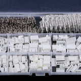 Maxbell 560 Pieces 2Pin 3Pin 4Pin 5Pin 2.54mm Header+Terminal+Housing Connector Kit