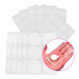 Maxbell 10 Piece Glue Cover Stickers Jade Crystal Stone False Eyelash Extension Tool