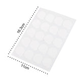 Maxbell 10 Piece Glue Cover Stickers Jade Crystal Stone False Eyelash Extension Tool