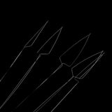 Maxbell 5pcs/set Wooden Handle Micro Ring Beads Feather Hair Extension Plier Hook Pulling Needle Threader Tool Kit