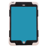 Maxbell White Full Body Protective Silicon Rubber Cover Case Stand for iPad Mini4 Tablets