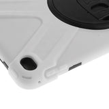 Maxbell White Full Body Protective Silicon Rubber Cover Case Stand for iPad Mini4 Tablets