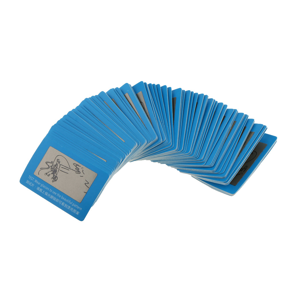 Maxbell Pack of 100 Premium Hard Polarized Testing Paper Card Sunglasses Lens Tester