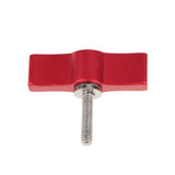 Maxbell Camera Adjustable Hand Tightening Screws Aluminum Alloy Handle M4 Screw Red
