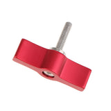 Maxbell Camera Adjustable Hand Tightening Screws Aluminum Alloy Handle M4 Screw Red