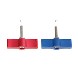 Maxbell Camera Adjustable Hand Tightening Screws Aluminum Alloy Handle M4 Screw Red