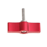 Maxbell Camera Adjustable Hand Tightening Screws Aluminum Alloy Handle M4 Screw Red