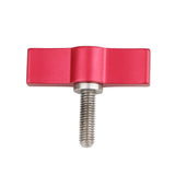 Maxbell Mini CNC Alloy Camera Comcorder M5 Handle Screw Tool Adjustable Tightening Screw Adapter Red