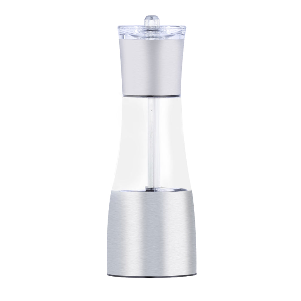 Maxbell 2 In 1 Household Spice Sauce Bottle Salt Pepper Grinder Stainless Steel Hand Mill Grinder