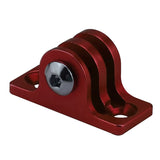 Maxbell Mounting Adapter CNC Aluminum Flat Bottom Bolt Base for GoPro Hero 3+ / 3 Red