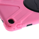 Maxbell Pink Full Body Protective Silicon Rubber Cover Case Stand for iPad Mini4 Tablets