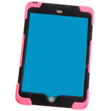 Maxbell Pink Full Body Protective Silicon Rubber Cover Case Stand for iPad Mini4 Tablets