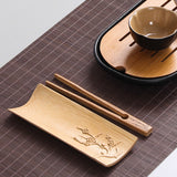 Maxbell 4 Piece Bamboo Matcha Tea Scoop Spoon Chinese Gongfu Tea Ceremony Tools