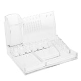 Maxbell Household Clear Acrylic Jewelry & Cosmetic Storage Makeup Case Organizer Box