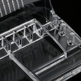 Maxbell Household Clear Acrylic Jewelry & Cosmetic Storage Makeup Case Organizer Box