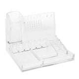 Maxbell Household Clear Acrylic Jewelry & Cosmetic Storage Makeup Case Organizer Box