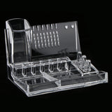 Maxbell Household Clear Acrylic Jewelry & Cosmetic Storage Makeup Case Organizer Box