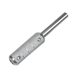 Maxbell Professional Silver Iron Tattoo Grip With Back Stem Gun Grip Tube Supplies Tool