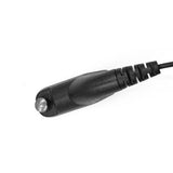 Maxbell Flexible Throat Mic Microphone Covert Acoustic Tube Earpiece Headset with Finger PTT for Motorola Multiple Pin Two Way Radio Walkie Talkie