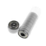 Maxbell 10pcs Replacement SKATEBOARD BEARINGS 608 zz (ABEC-7)- Double Shielded, Silver - Roller Skating