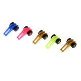 Maxbell 5 Pieces Plastic Fishing Rod Easy Hook Keeper Holder Rod Clip Hanging Baits Multicolor Fly Rock Fishing Rod Easy Hook Lures Baits Fishing Accesorios