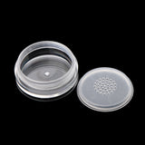 Maxbell 12PCS Makeup Plastic Refillable Empty Loose Powder Jar Pot Box Cosmetic Container Sifter Case 10g