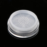 Maxbell 12PCS Makeup Plastic Refillable Empty Loose Powder Jar Pot Box Cosmetic Container Sifter Case 10g