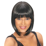 Maxbell Light Synthetic Short Hair Full Wigs Hairpieces Bangs Heat Resistant Cosplay