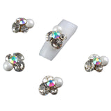 Maxbell 5pcs Dual-head Nail Art Dotting Painting Pen+10pcs Nail Art Decoration Charms Glitter Jewelry +1 Bottle Glue