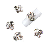 Maxbell 5pcs Dual-head Nail Art Dotting Painting Pen+10pcs Nail Art Decoration Charms Glitter Jewelry +1 Bottle Glue