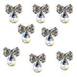 Maxbell 5pcs Dual-head Nail Art Dotting Painting Pen+10pcs Nail Art Decoration Charms Glitter Jewelry +1 Bottle Glue