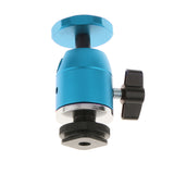 Maxbell 1/4'' DSLR Camera Tripod Ballhead/Tripod Ball Head Bracket Holder Mount Blue