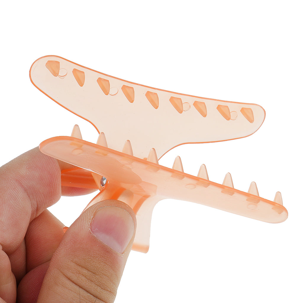 Maxbell 12 Pcs Butterfly Plastic Hair Claw Salon Hairdressing Hairdressers Styling Clips Clamp Multicolored Set Kit