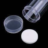 Maxbell 10PCS Coin Collection Tube Box Protective Tube Holder 27mm Empty Coin Holders