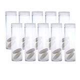 Maxbell 10PCS Coin Collection Tube Box Protective Tube Holder 27mm Empty Coin Holders