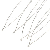 Maxbell 5Pcs/Set Wooden Hair Extensions Loop Needle Threader Wire Pulling Hook Tool for Beads and Feathers